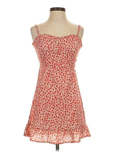 Pre-owned Polly Casual Dress In Red