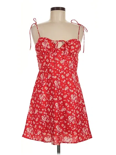 Pre-owned Polly Casual Dress In Red