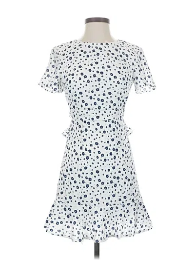 Pre-owned Polly Casual Dress In White