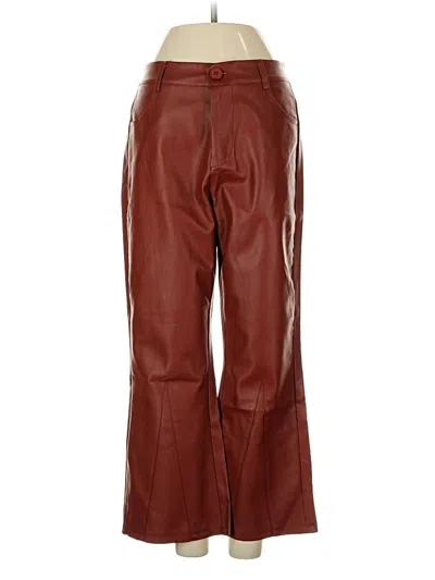 Pre-owned Polly Casual Pants In Brown