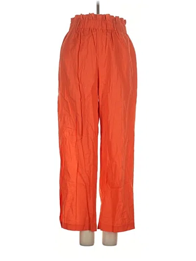 Pre-owned Polly Casual Pants In Orange
