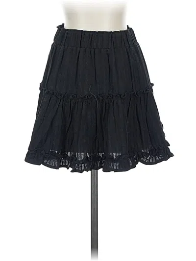 Pre-owned Polly Casual Skirt In Black
