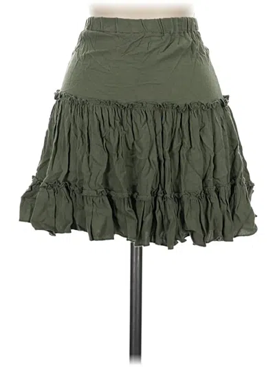 Pre-owned Polly Casual Skirt In Green