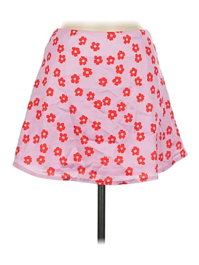 Pre-owned Polly Casual Skirt In Red