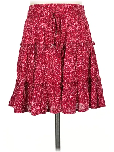 Pre-owned Polly Casual Skirt In Red