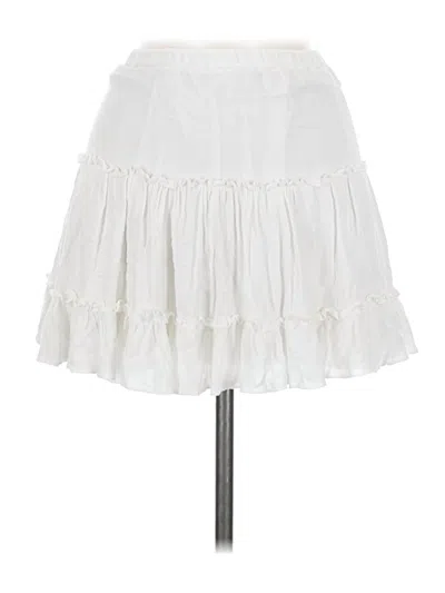 Pre-owned Polly Casual Skirt In White