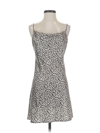 Pre-owned Polly Cocktail Dress In Silver
