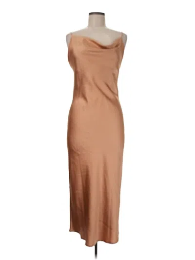 Pre-owned Polly Cocktail Dress In Tan