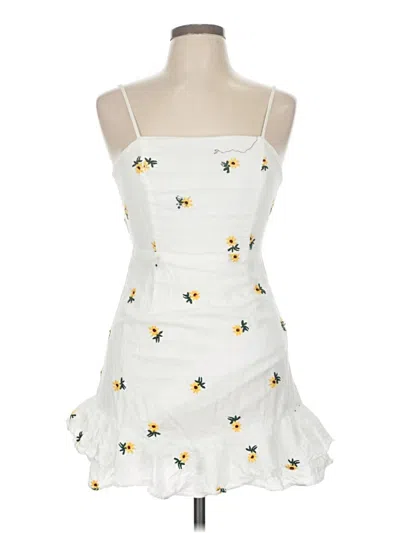 Pre-owned Polly Cocktail Dress In White