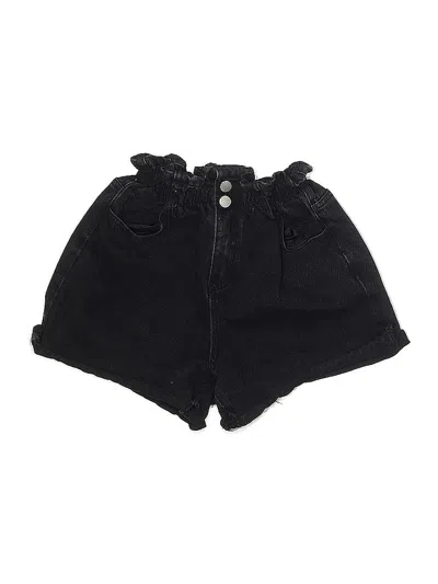 Pre-owned Polly Denim Shorts In Black