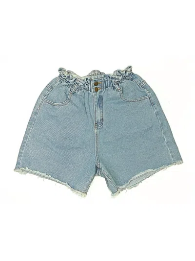 Pre-owned Polly Denim Shorts In Blue