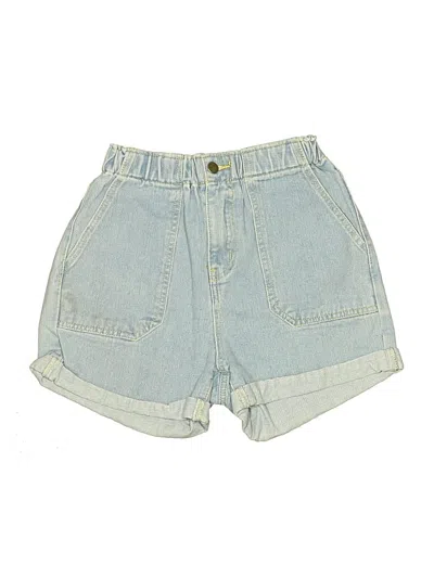 Pre-owned Polly Denim Shorts In Blue