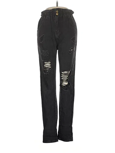 Pre-owned Polly Jeans In Black