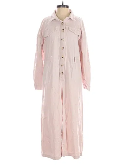Pre-owned Polly Jumpsuit In Pink