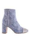 Polly Plume Boots In Blue