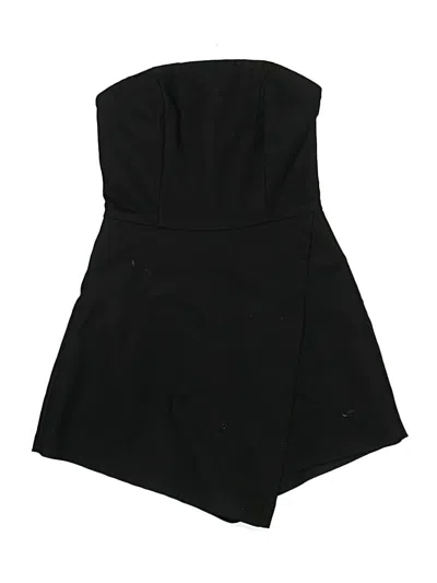 Pre-owned Polly Romper In Black