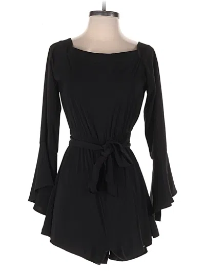 Pre-owned Polly Romper In Black