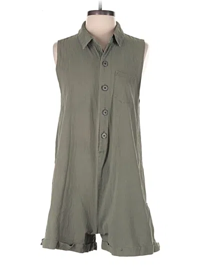 Pre-owned Polly Romper In Green