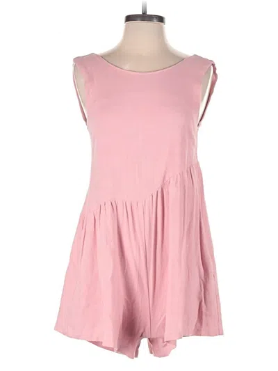 Pre-owned Polly Romper In Pink