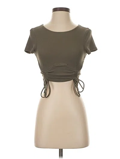 Pre-owned Polly Short Sleeve T-shirt In Brown