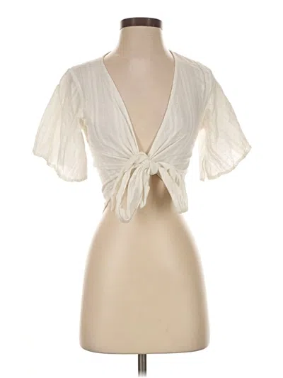Pre-owned Polly Short Sleeve T-shirt In Ivory