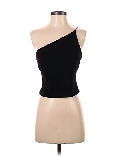 Pre-owned Polly Sleeveless Blouse In Black
