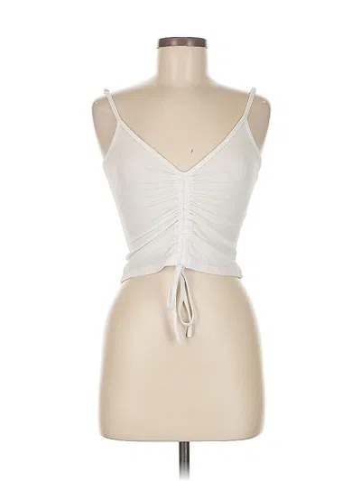 Pre-owned Polly Tank Top Ivory Strapless Neckline Tops In White