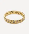 Polly Wales 18ct Gold Cognac Diamond Confetti Ring