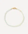 Polly Wales 18ct Gold Pearl Rainbow Bracelet