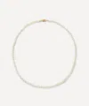 Polly Wales 18ct Gold Pearl Rainbow Necklace