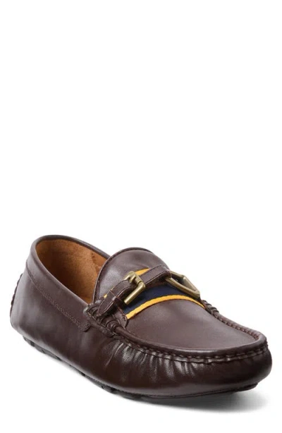 Polo Anders Buckle Bit Loafer In Brown