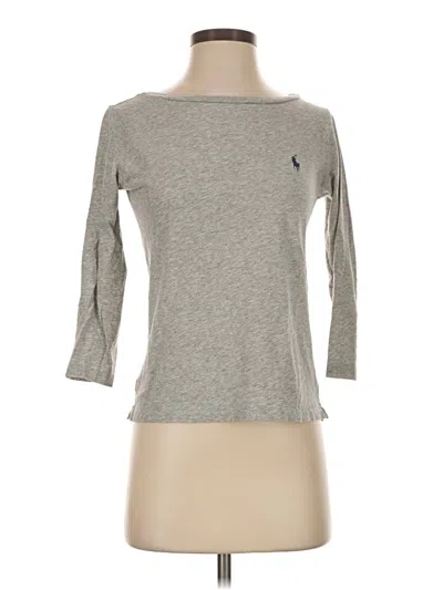 Pre-owned Polo By Ralph Lauren 3/4 Sleeve T-shirt In Gray
