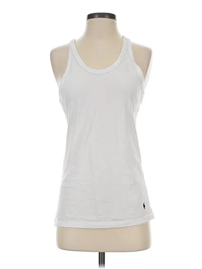 Pre-owned Polo By Ralph Lauren Active Tank Top In White