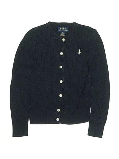 Pre-owned Polo By Ralph Lauren Kids' Cardigan Sweater In Blue