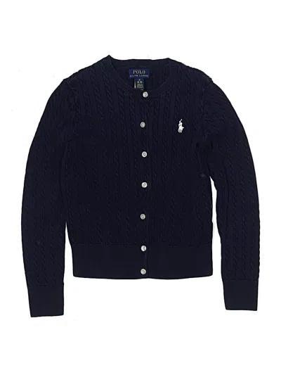 Pre-owned Polo By Ralph Lauren Kids' Cardigan Sweater In Blue