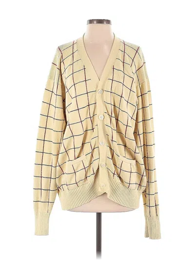 Pre-owned Polo By Ralph Lauren Cardigan Sweater In Yellow