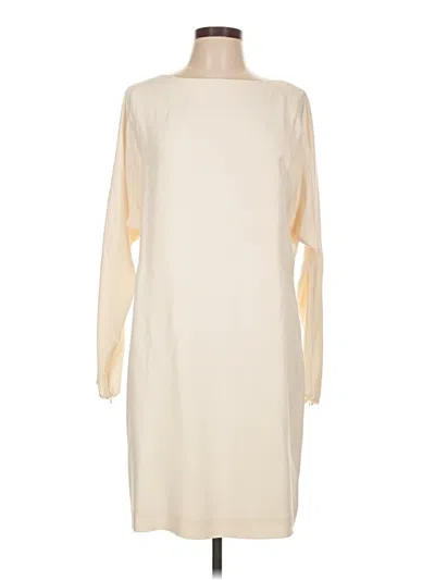 Pre-owned Polo By Ralph Lauren Casual Dress In Ivory