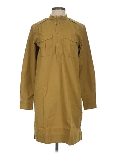 Pre-owned Polo By Ralph Lauren Casual Dress In Tan