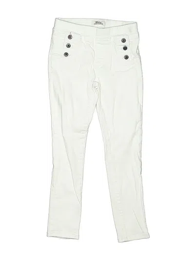 Pre-owned Polo By Ralph Lauren Kids' Casual Pants In White
