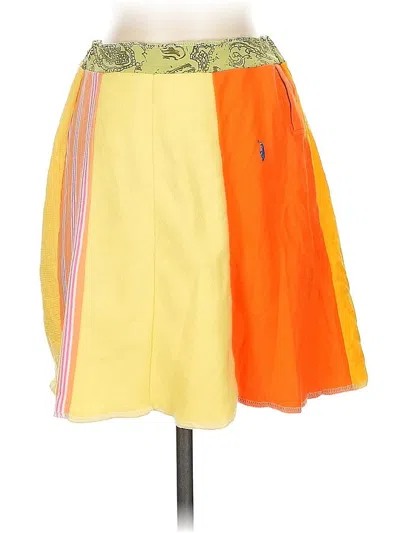 Pre-owned Polo By Ralph Lauren Casual Skirt In Orange