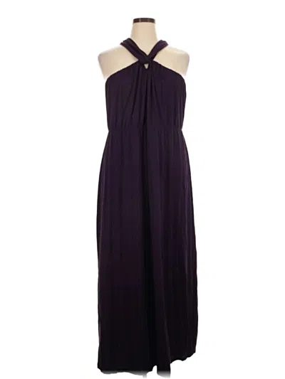 Pre-owned Polo By Ralph Lauren Cocktail Dress In Purple