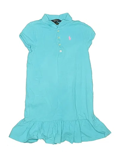 Pre-owned Polo By Ralph Lauren Kids' Dress In Blue