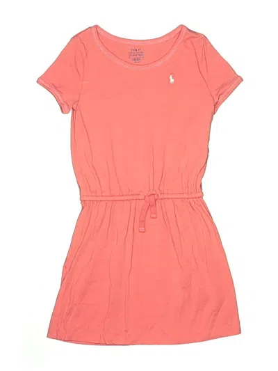 Pre-owned Polo By Ralph Lauren Kids' Dress In Orange