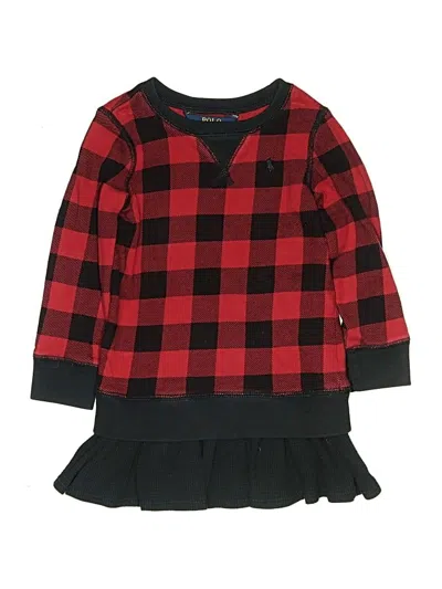 Pre-owned Polo By Ralph Lauren Kids' Dress In Red