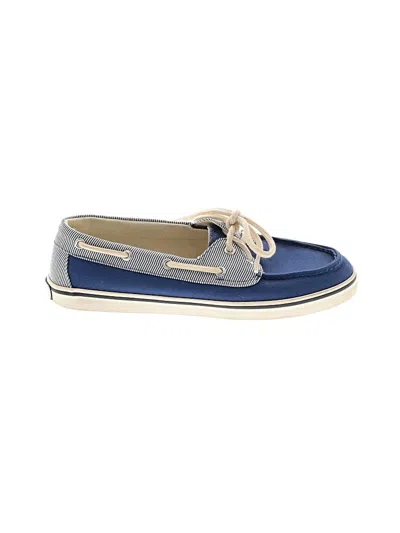 Pre-owned Polo By Ralph Lauren Flats In Blue