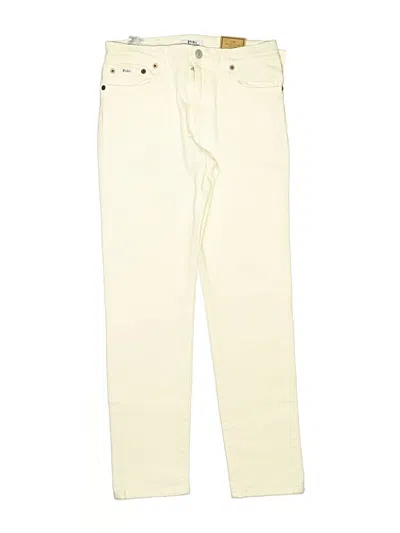 Pre-owned Polo By Ralph Lauren Kids' Jeans In Ivory