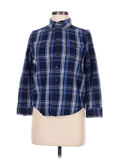 Pre-owned Polo By Ralph Lauren Long Sleeve Button Down Shirt In Blue