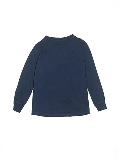 Pre-owned Polo By Ralph Lauren Kids' Long Sleeve T-shirt In Blue