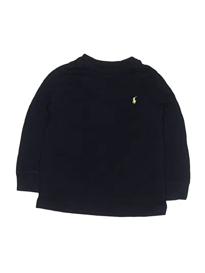 Pre-owned Polo By Ralph Lauren Kids' Long Sleeve T-shirt In Blue