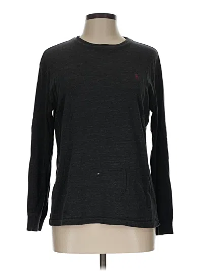 Pre-owned Polo By Ralph Lauren Long Sleeve T-shirt In Gray